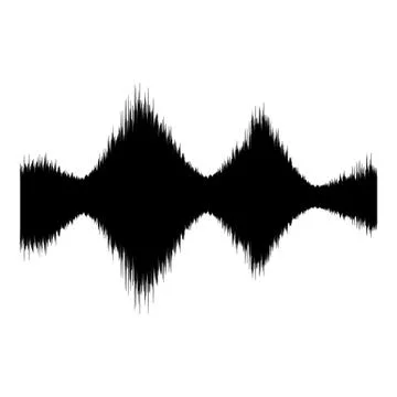 Audio equalizer amplitude icon, simple black style Stock Illustration