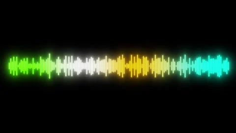 Audio Equalizer Background Animation. spectrum audio animation. Stock Footage 320328027