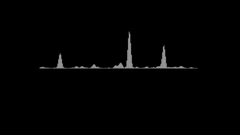 Audio Equalizer Background Animation. spectrum audio animation. Stock Footage 320328084