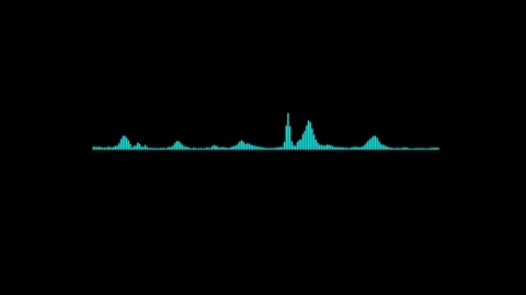 Audio Equalizer Background Animation. spectrum audio animation. 스톡 동영상 320328169