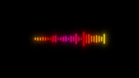 Audio Equalizer Background Animation. spectrum audio animation. 스톡 동영상 320328259