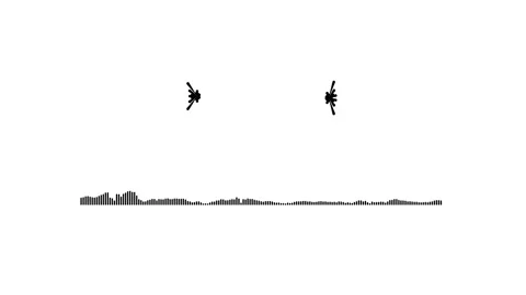 Audio Equalizer Background Animation. spectrum audio animation. 스톡 동영상 320328278