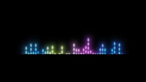 Audio Equalizer Background Animation. spectrum audio animation. 스톡 동영상 320328421