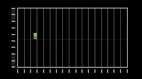 Audio equalizer  bars and audio frequency monitor sound wave.. Stock Illustration