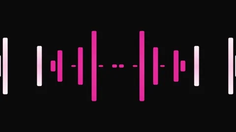 Audio Equalizer Bars Moving to Music Beat Stock Footage 329665569