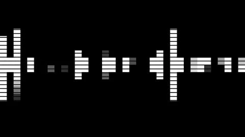 Audio equalizer bars use for music and computer calculating in white color .. イラスト素材
