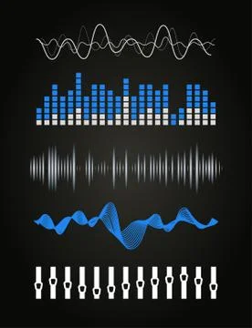 Audio equalizer Stock Illustration