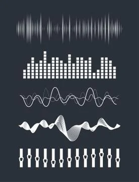 Audio equalizer Stock Illustration