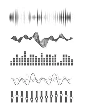 Audio equalizer Stock Illustration