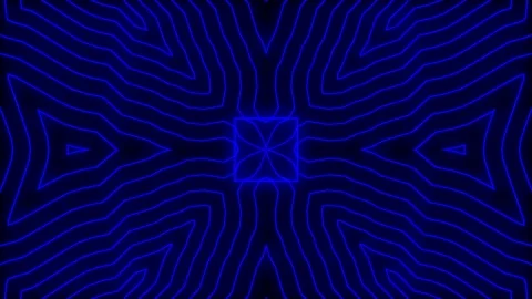 Audio equalizer, lines, triangles, backlight, music, square, blue Stock Footage 233698044