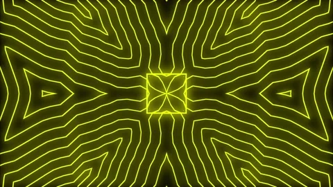 Audio equalizer, lines, triangles, backlight, music, square, yellow Stock Footage 233698055