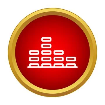 Audio equalizer music sound level adjustment icon Stock Illustration
