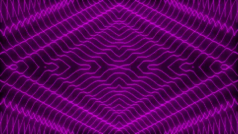 Audio equalizer, rhombuses, lines, pink, animation, to music background, footage Stock Footage 233697856