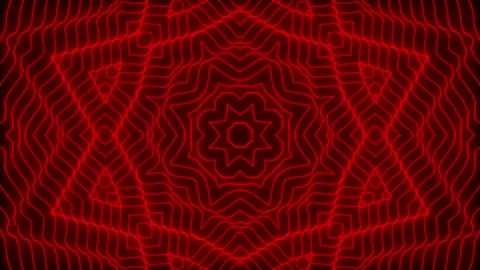 Audio equalizer, star in a star, lines, red, animation, music, background Stock Footage 233697922