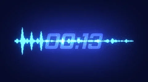 Audio Equalizer with Time Counter 스톡 동영상 41764847