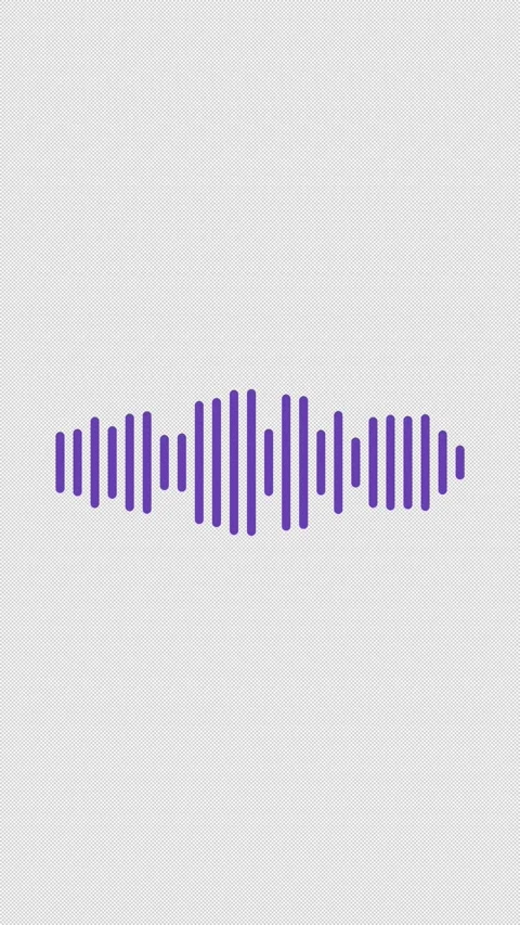 Audio Equalizer Visualizer 24 Violet Mirror Overlay Alpha 4K Vertical 9x16 Light Видео 339507633