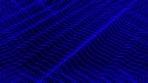 Audio equalizer, wave, music, lines, edge overlay, blue, active Stock Footage 233697817