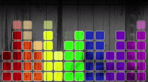 Audio Equalizer Waveform Loop-able - 4K Stock Footage 52755013