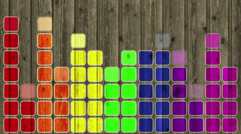 Audio Equalizer Waveform Loop-able - 4K 動画素材 52763080