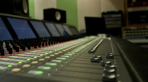 Audio Fader Stockbeeldmateriaal 45768790