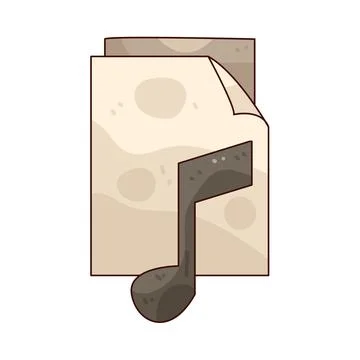 Audio File illustration Stock-Illustration