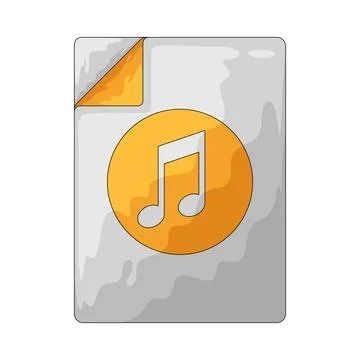 Audio File illustration Stock-Illustration