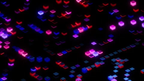 Audio Frequency Visualizer A Dynamic Digital Sound Wave Display Loop Animated Stock Footage 318724195