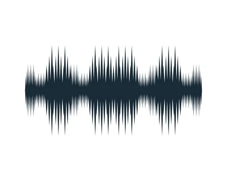 Audio Frequency Wave Graphic Icon Vector Logo Template Illustration Design Stock Illustration