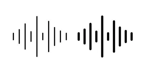 Audio icon symbol. Flat Vector illustration Stock Illustration