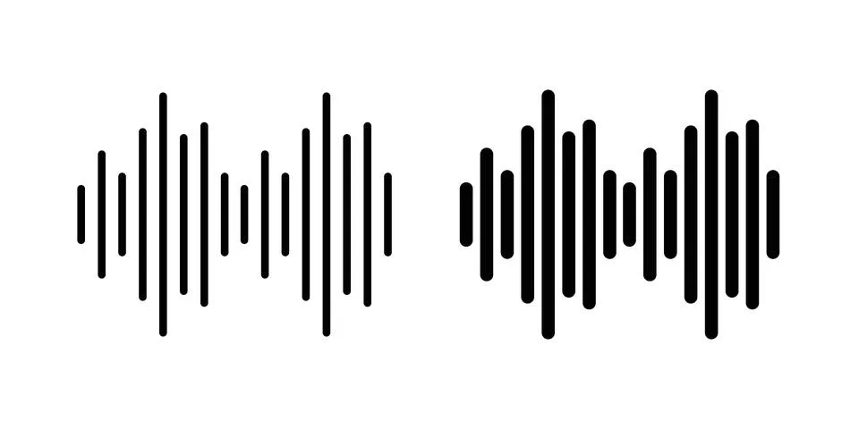 Audio icon vector design illustrations Stockillustratie