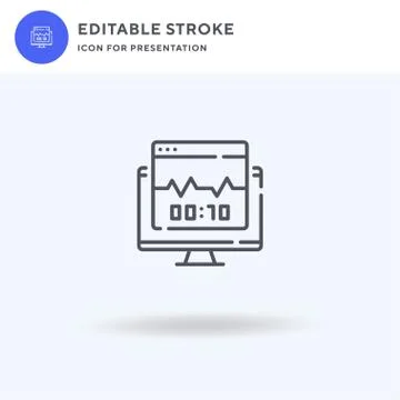 Audio icon vector, filled flat sign, solid pictogram isolated on white, logo  Illustrazione stock