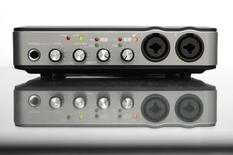 Audio interface Stock Photos