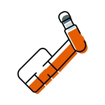Audio jack adapter plug connecting sound equipment Stock Illustration