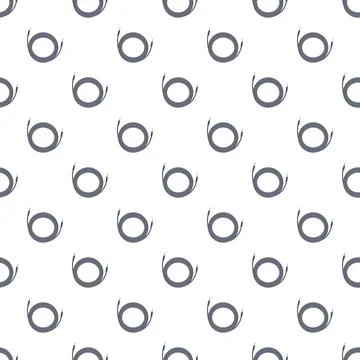 Audio jack cable seamless pattern background Illustrazione stock