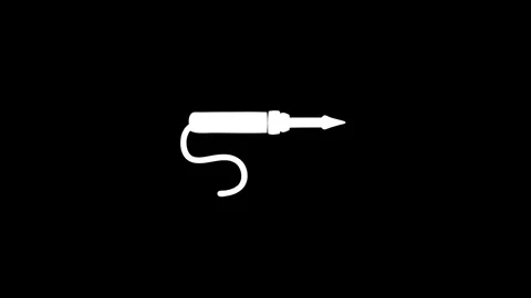 Audio jack plug appearing and disappearing effect on black background Stock Footage 315559429