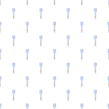 Audio jack plug connector seamless digital pattern Stock Illustration