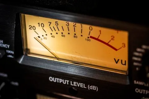 Audio Level Meter Stock Photos