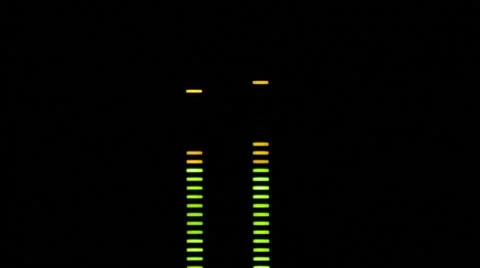 Audio Level Metering Stock Footage 63010990