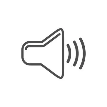 Audio Level Simple Icon White Design Stock Illustration