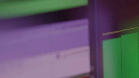 Audio Levels on an Editing Program Stock Footage 270312676