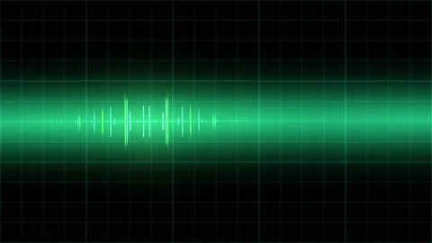 Audio levels pulsating on black background animation Stock Footage 233831941