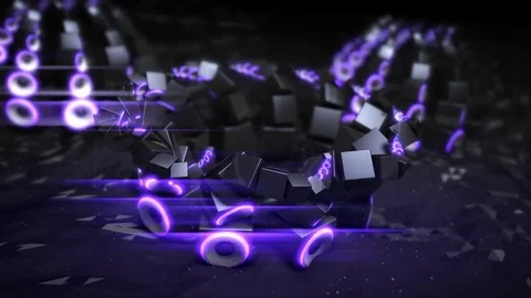 Audio Life Looping Animation Stock Footage 73609925