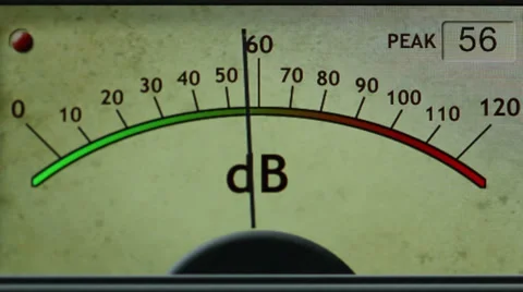 The Audio Meter Stock Footage 30582462