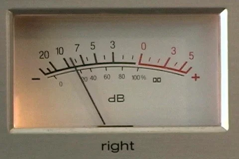 Audio Meter (right) Vídeo Stock 373560