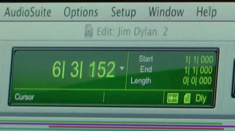 Audio meter Technology Audio Timecode Stock Footage 26158859