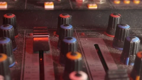 Audio Mixer 05 Stock Footage 242895530