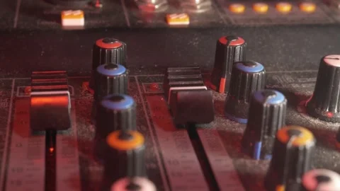 Audio Mixer 07 Stock Footage 242895552