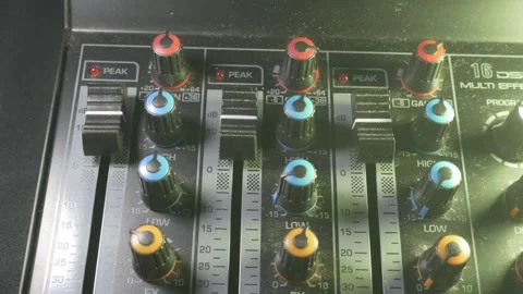 Audio Mixer 08 Stock Footage 242895558