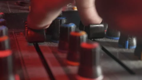 Audio Mixer 11 Stock Footage 242895592