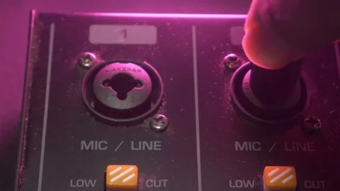 Audio Mixer 18 Stock Footage 242895659